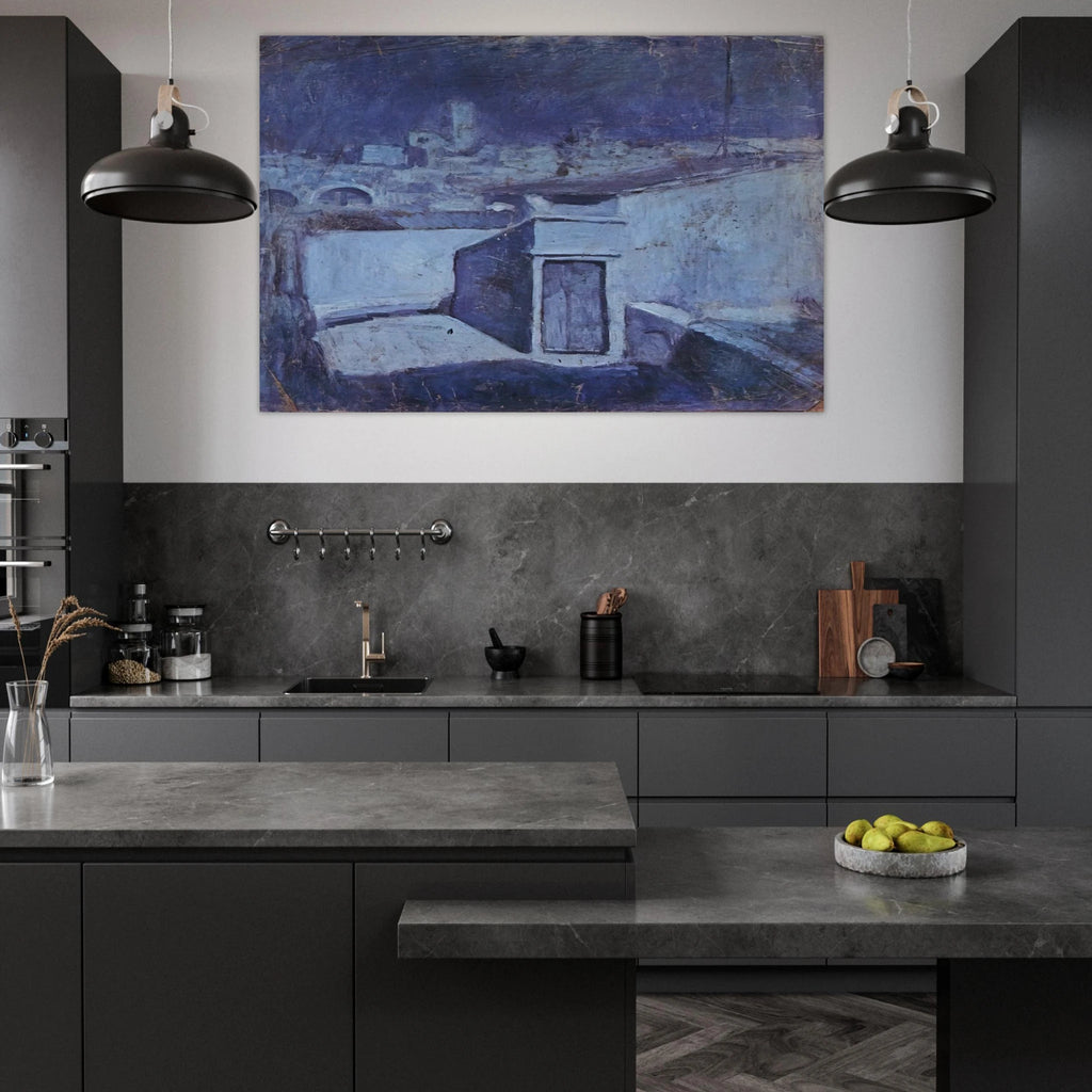 The roofs of Barcelona in the moonlight Poster | Pablo Picasso Poster | Pablo Picasso Shop