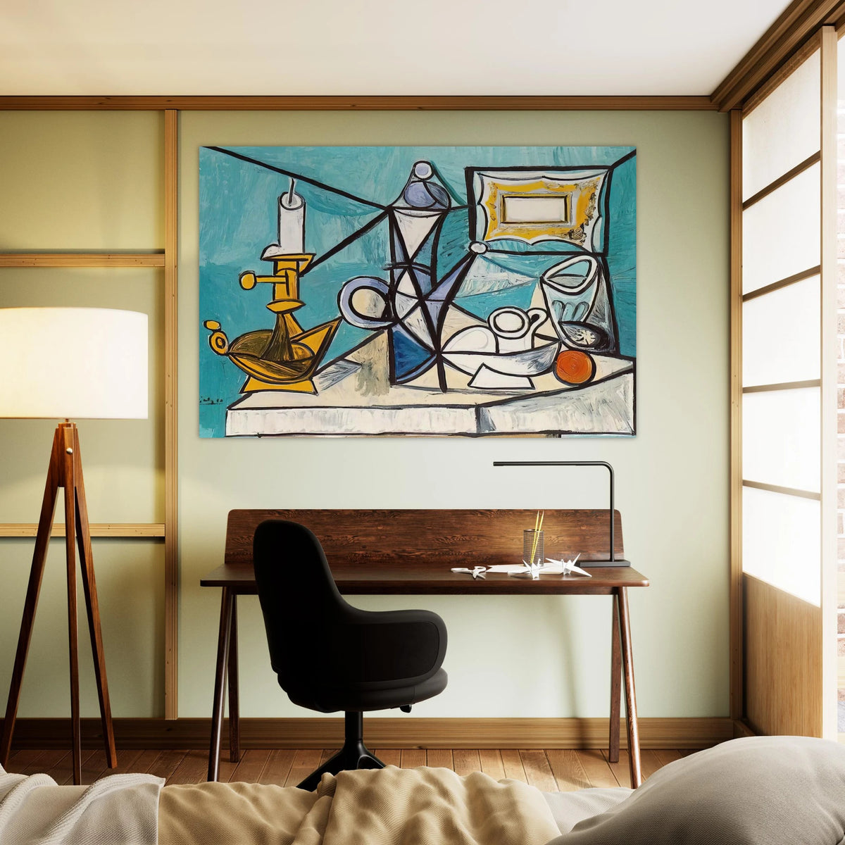 Still life with lamp - 1944 Poster | Pablo Picasso Poster | Pablo Picasso Shop