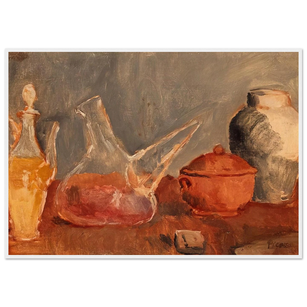 Still life with vases Framed Poster | Pablo Picasso Framed Prints Wall Art | Pablo Picasso Shop