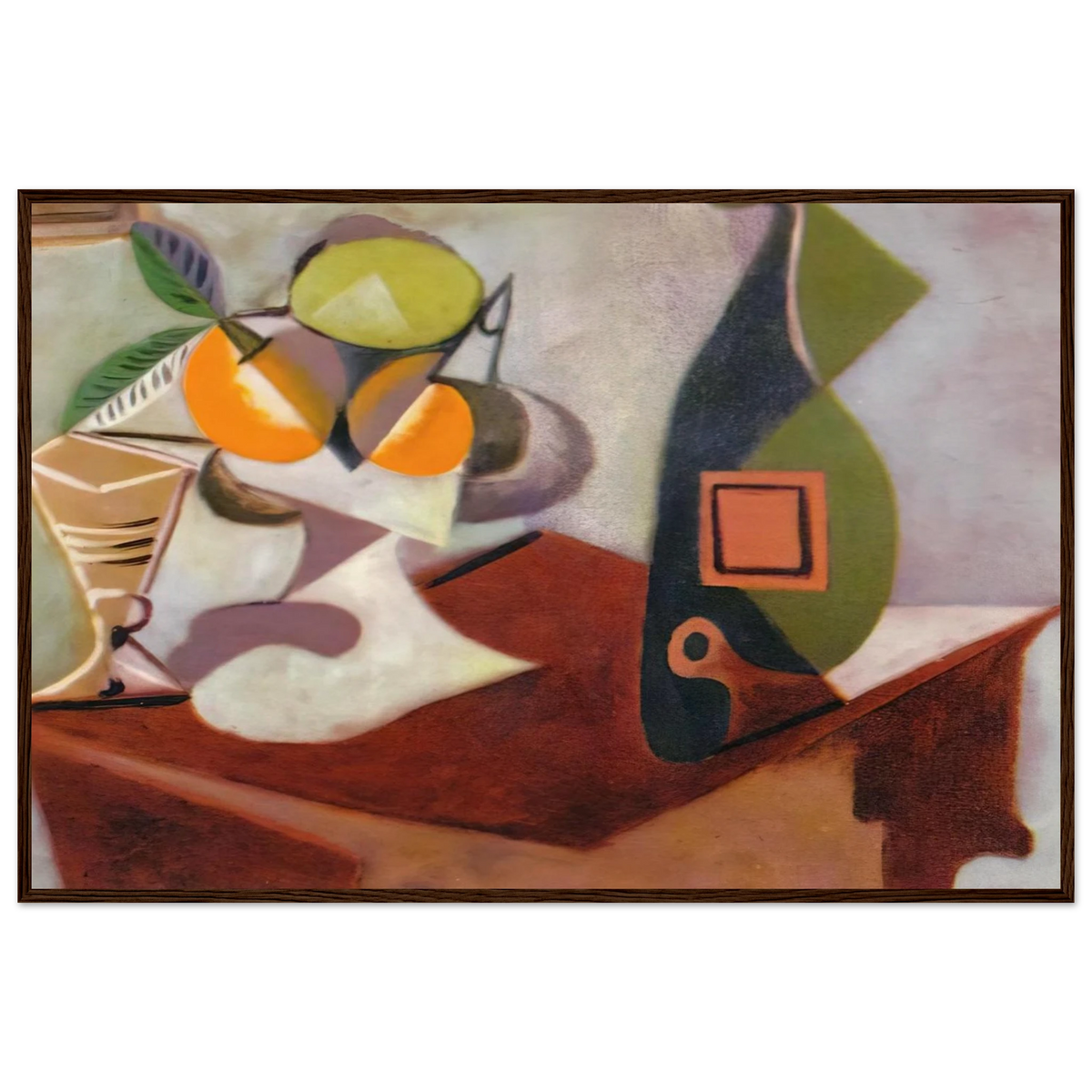 Still life with lemon and oranges Framed Poster | Pablo Picasso Framed Prints Wall Art | Pablo Picasso Shop