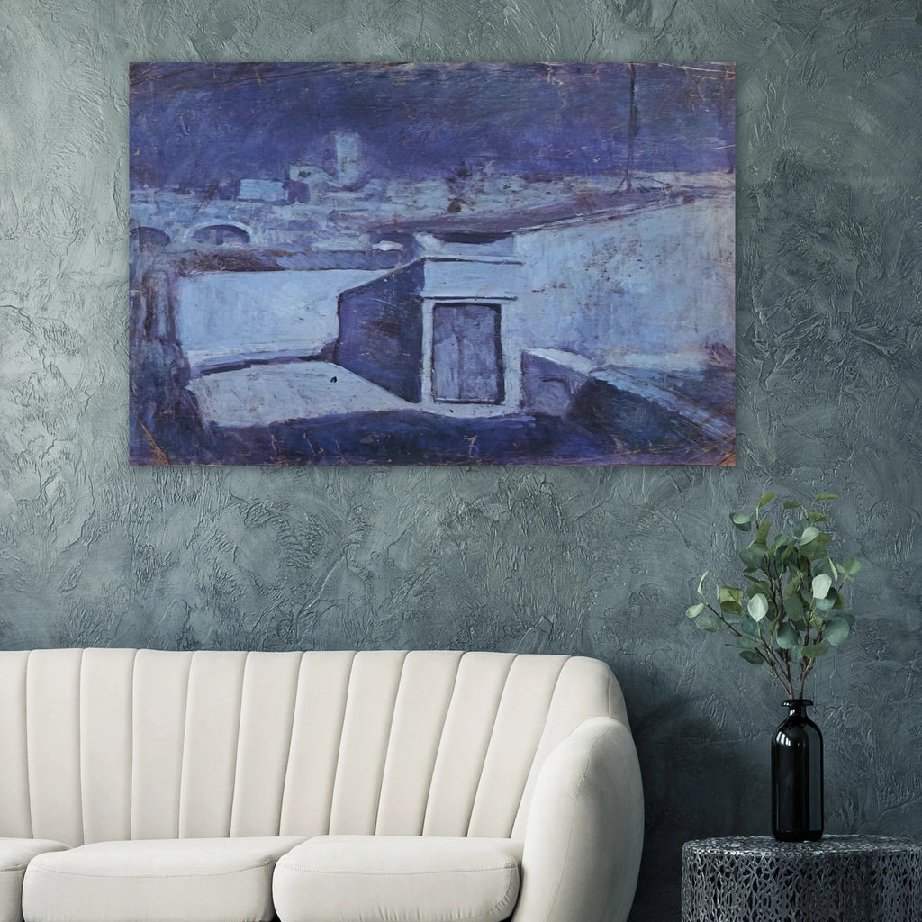 The roofs of Barcelona in the moonlight Poster | Pablo Picasso Poster | Pablo Picasso Shop