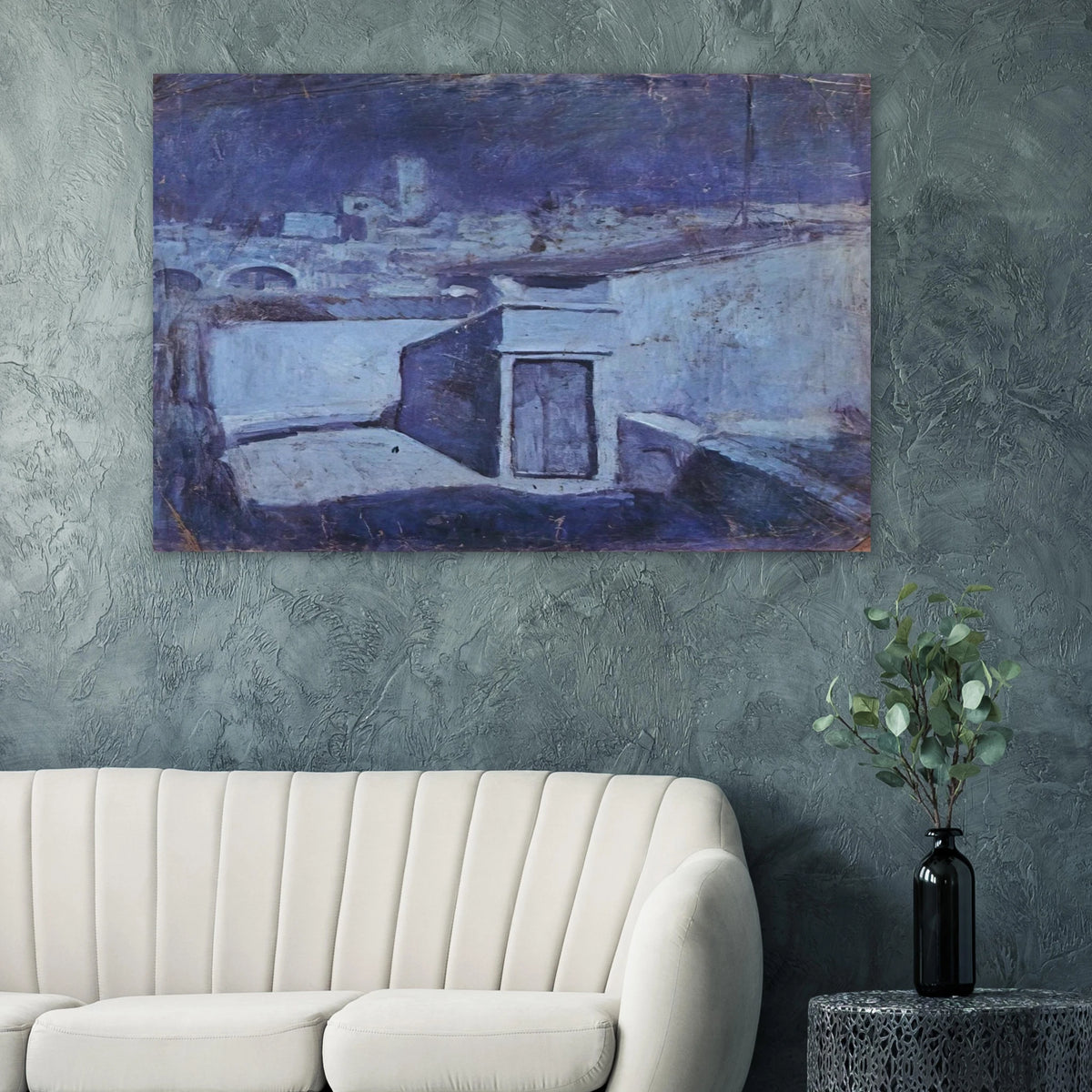 The roofs of Barcelona in the moonlight Poster | Pablo Picasso Poster | Pablo Picasso Shop