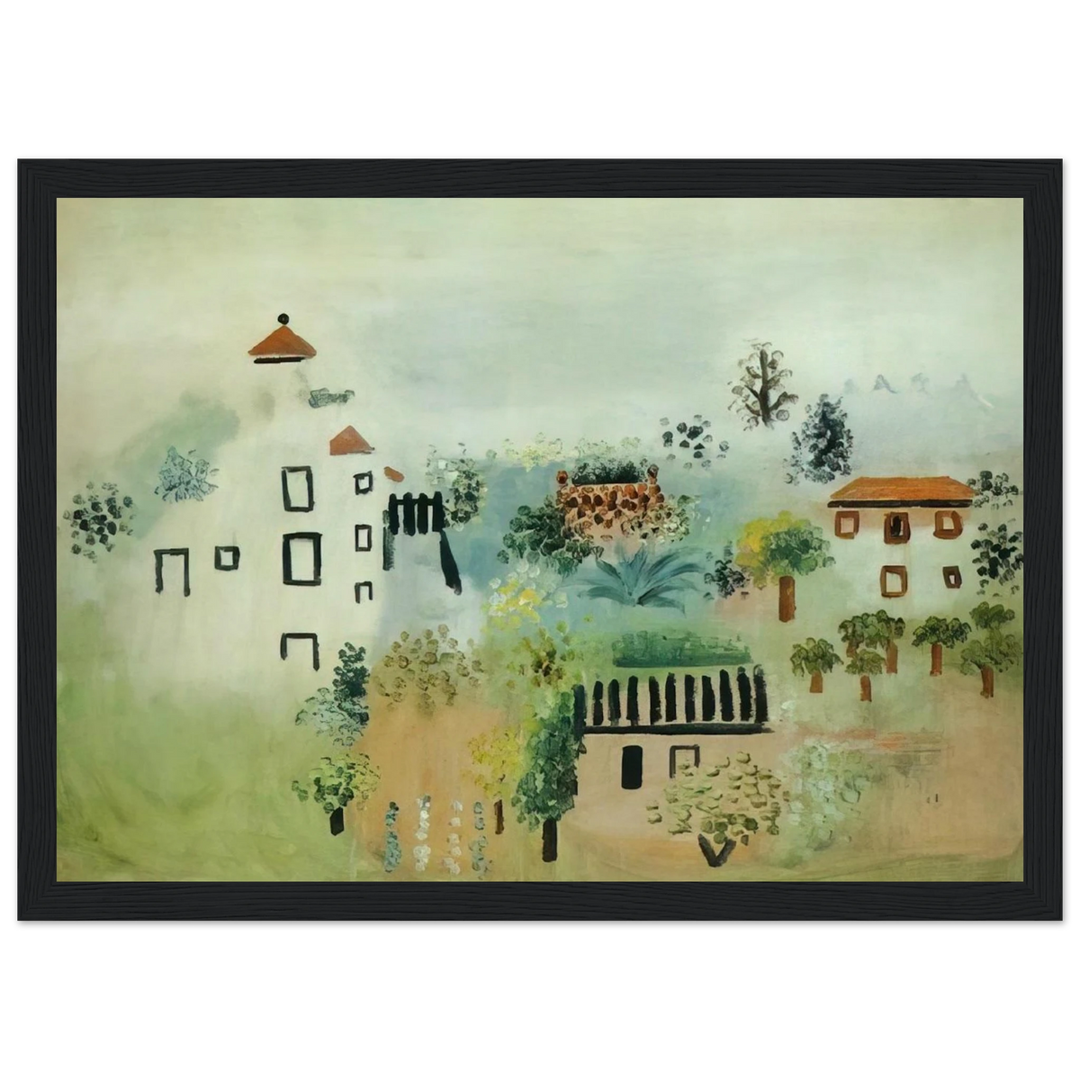 Landscape Framed Poster | Pablo Picasso Framed Prints Wall Art | Pablo Picasso Shop