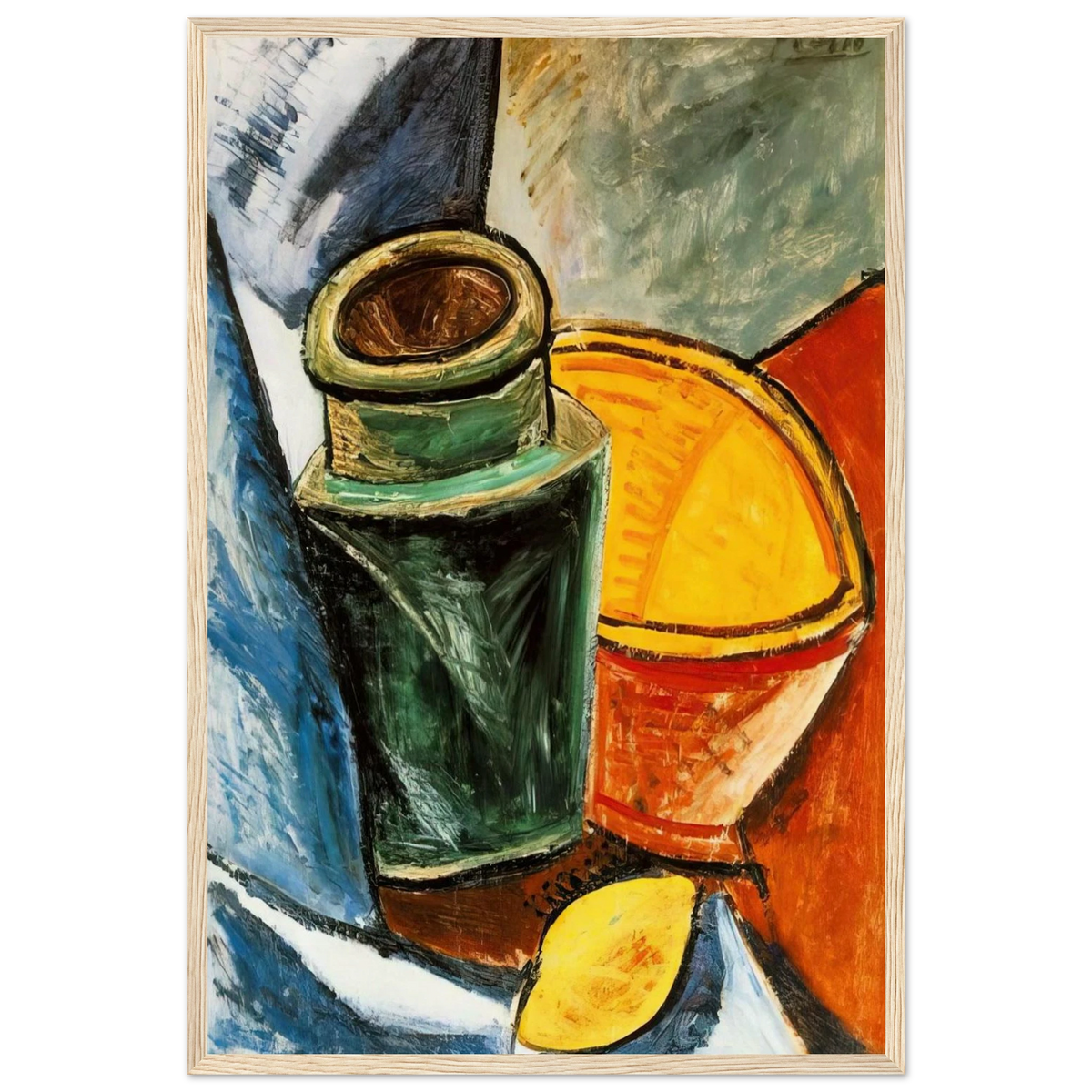 Still life with lemons Framed Poster | Pablo Picasso Framed Prints Wall Art | Pablo Picasso Shop