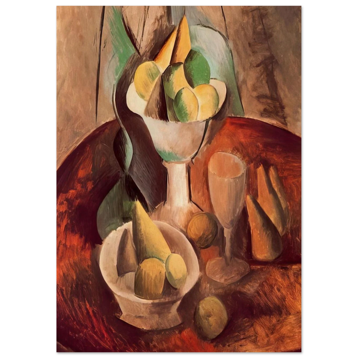 Fruit in a Vase - 1909 Poster | Pablo Picasso Poster | Pablo Picasso Shop