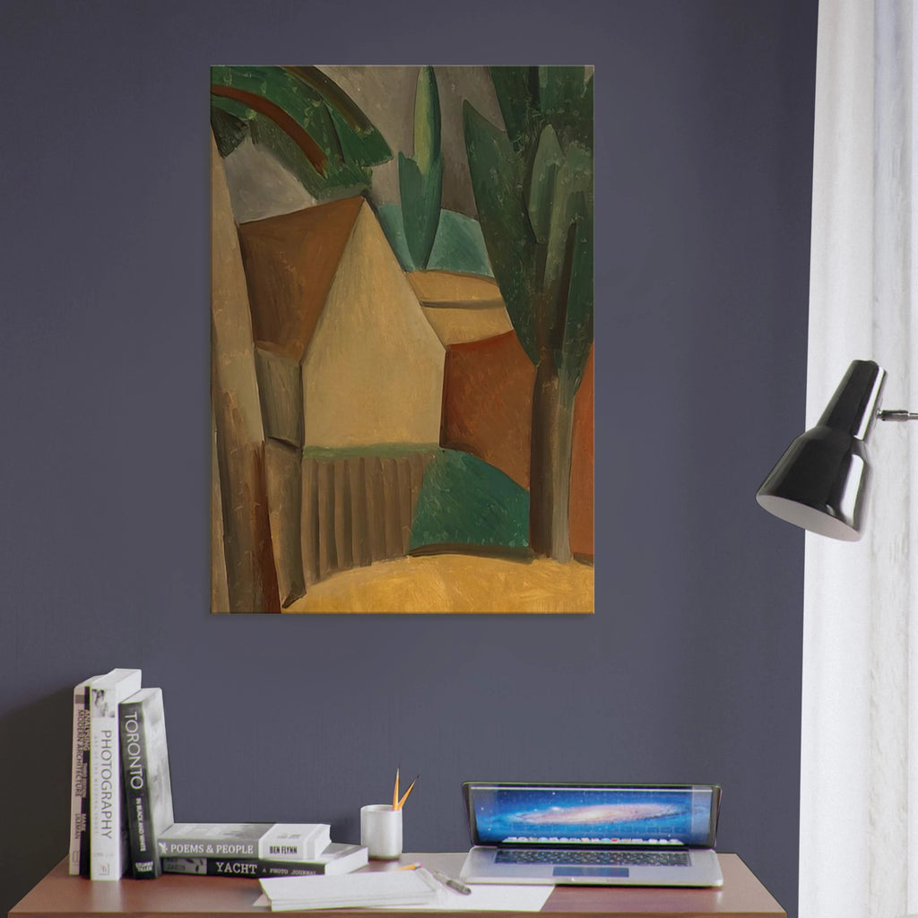 House in a Garden - 1908 Canvas | Pablo Picasso Canvas | Pablo Picasso Shop