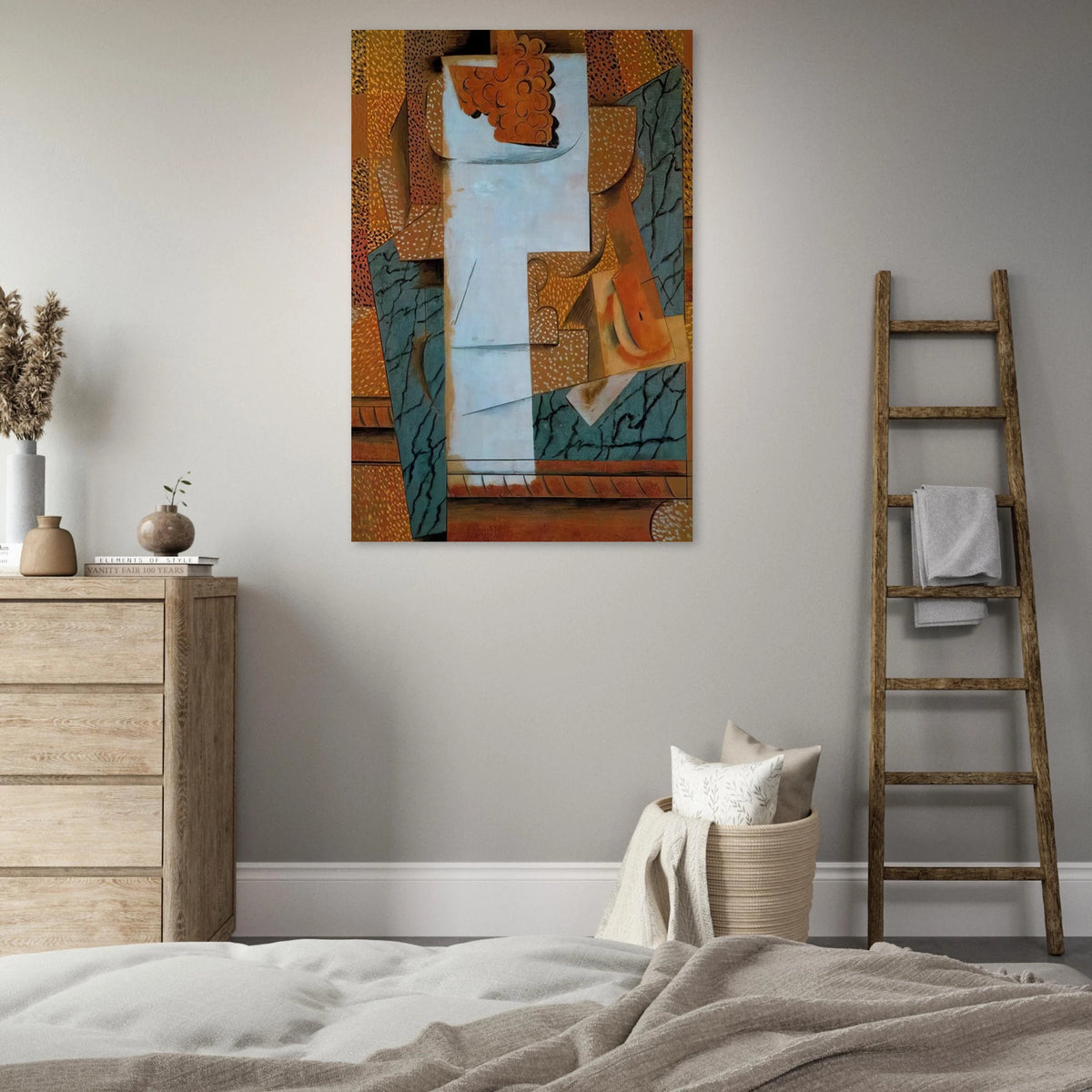 Fruit vase and bunch of grapes - 1914 Poster | Pablo Picasso Poster | Pablo Picasso Shop
