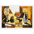 Still life on the dresser Framed Poster | Pablo Picasso Framed Prints Wall Art | Pablo Picasso Shop