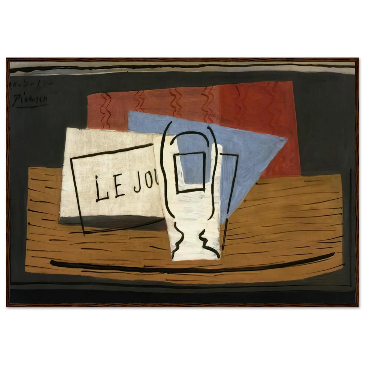 Still life - 1921 Framed Poster | Pablo Picasso Framed Prints Wall Art | Pablo Picasso Shop