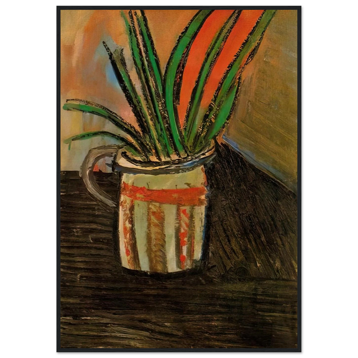 Exotic Flowers - 1907 Framed Poster | Pablo Picasso Framed Prints Wall Art | Pablo Picasso Shop