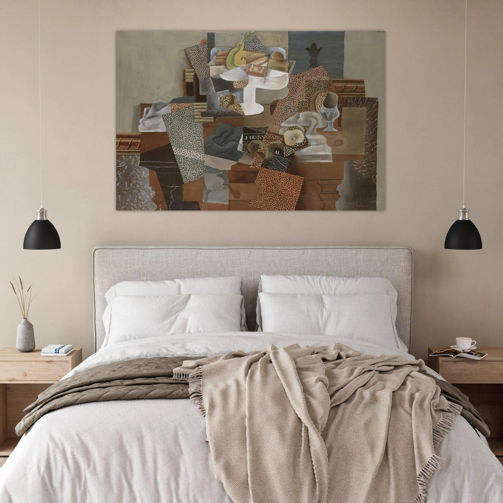 Still Life with Compote and Glass - 1914 Poster | Pablo Picasso Poster | Pablo Picasso Shop