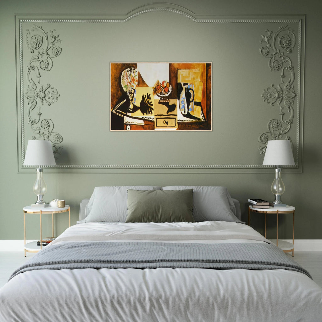 Still life on the dresser Framed Poster | Pablo Picasso Framed Prints Wall Art | Pablo Picasso Shop