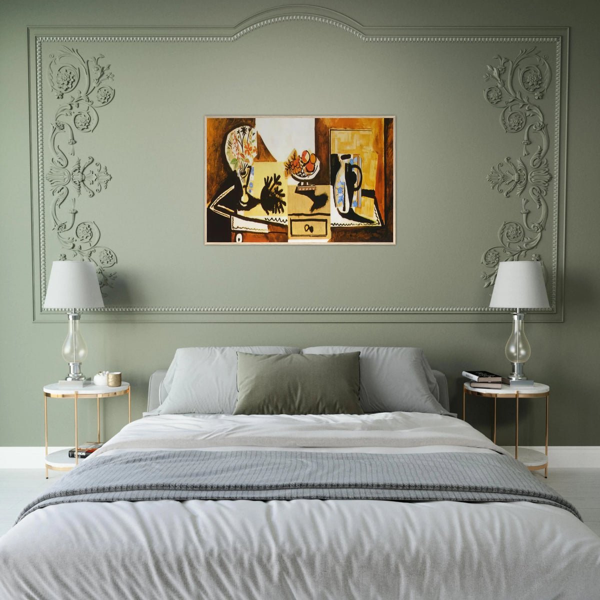 Still life on the dresser Framed Poster | Pablo Picasso Framed Prints Wall Art | Pablo Picasso Shop