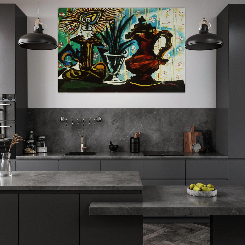 Still life with candle Poster | Pablo Picasso Poster | Pablo Picasso Shop