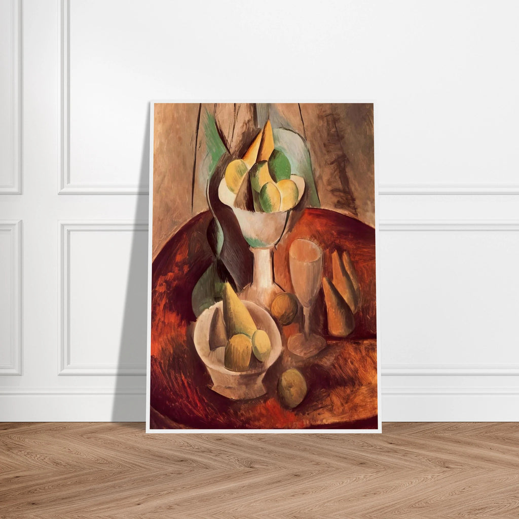 Fruit in a Vase - 1909 Framed Poster | Pablo Picasso Framed Prints Wall Art | Pablo Picasso Shop