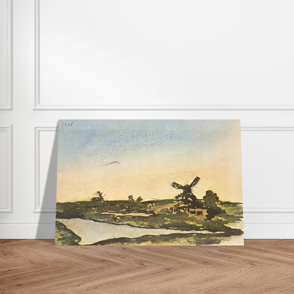 Dutch landscape with windmills Poster | Pablo Picasso Poster | Pablo Picasso Shop