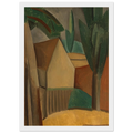 House in a Garden - 1908 Framed Poster | Pablo Picasso Framed Prints Wall Art | Pablo Picasso Shop