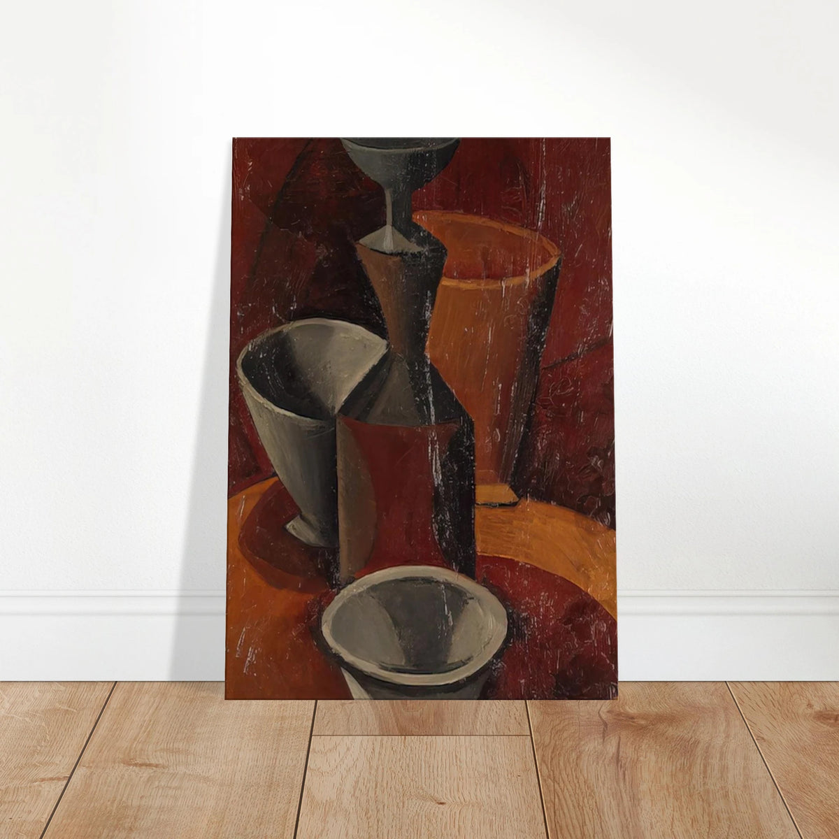 Pitcher and Bowls - 1908 Canvas | Pablo Picasso Canvas | Pablo Picasso Shop