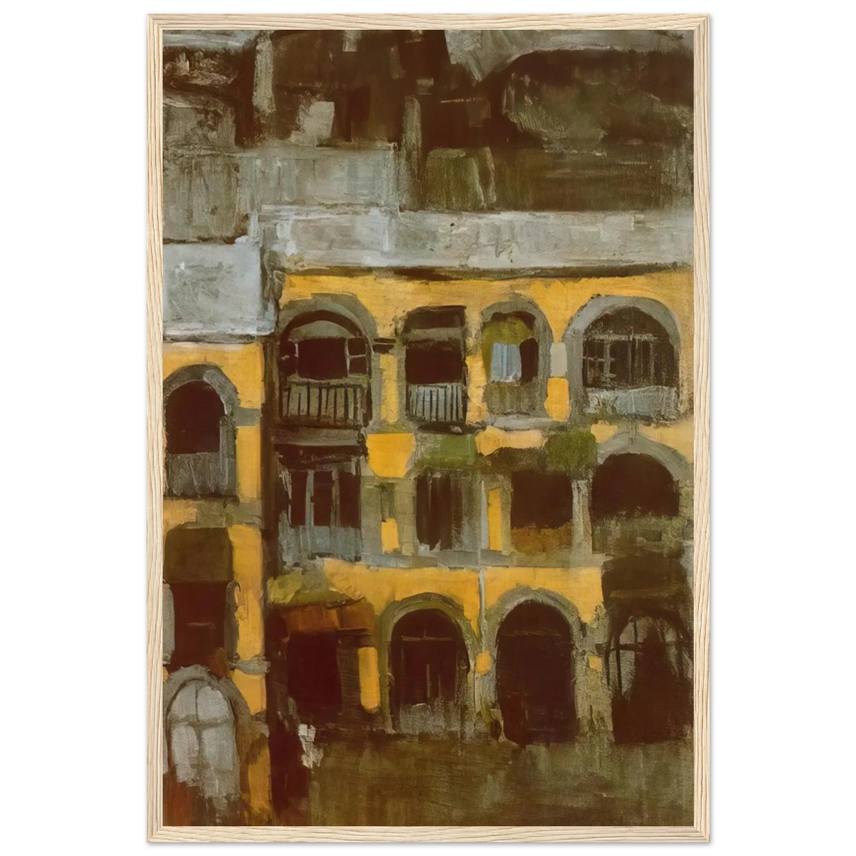 A blue house Framed Poster | Pablo Picasso Framed Prints Wall Art | Pablo Picasso Shop