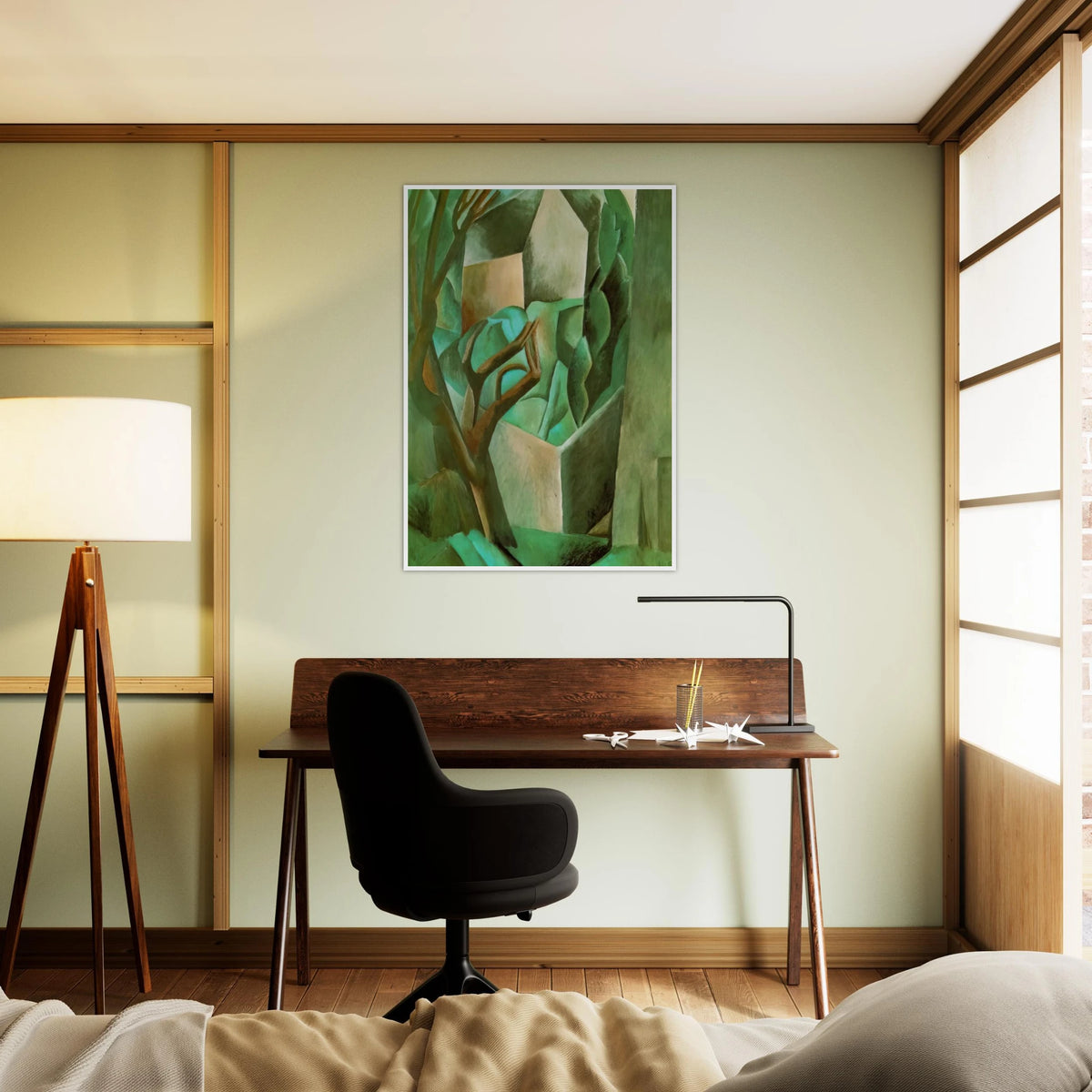 House in the garden Framed Poster | Pablo Picasso Framed Prints Wall Art | Pablo Picasso Shop