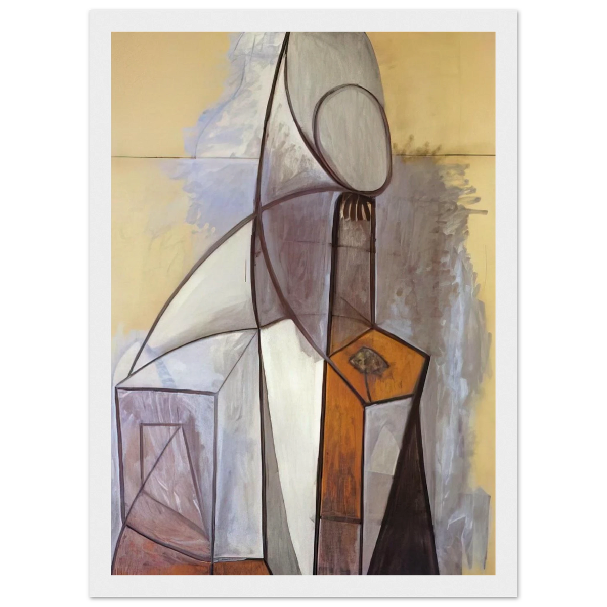 Composition - 1946 Framed Poster | Pablo Picasso Framed Prints Wall Art | Pablo Picasso Shop