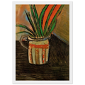 Exotic Flowers - 1907 Framed Poster | Pablo Picasso Framed Prints Wall Art | Pablo Picasso Shop