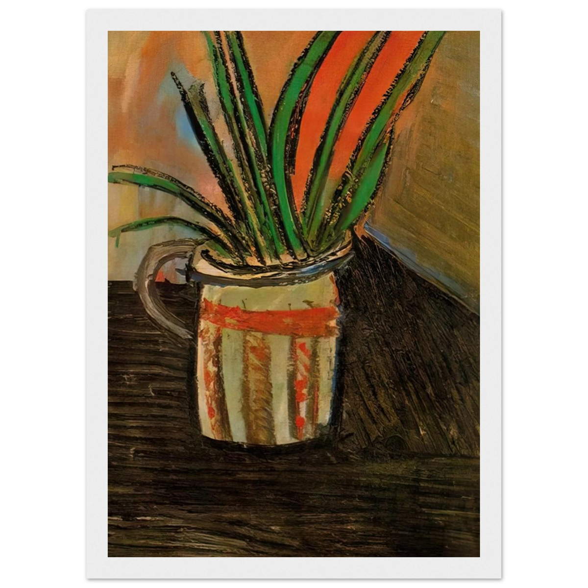 Exotic Flowers - 1907 Framed Poster | Pablo Picasso Framed Prints Wall Art | Pablo Picasso Shop