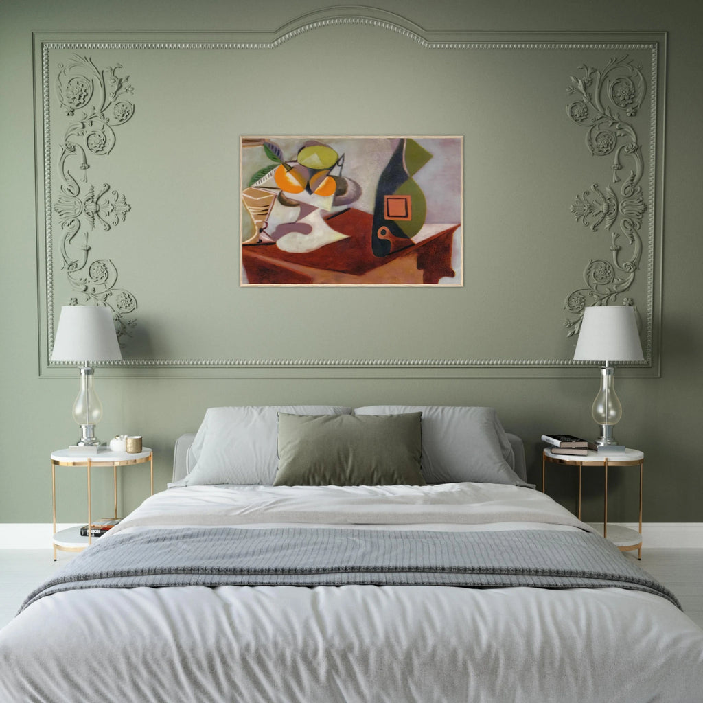 Still life with lemon and oranges Framed Poster | Pablo Picasso Framed Prints Wall Art | Pablo Picasso Shop