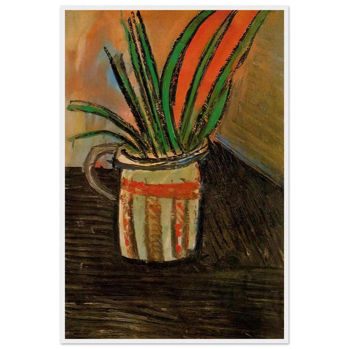 Exotic Flowers - 1907 Framed Poster | Pablo Picasso Framed Prints Wall Art | Pablo Picasso Shop