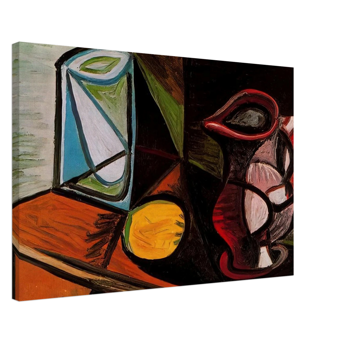 Glass and pitcher Canvas | Pablo Picasso Canvas | Pablo Picasso Shop