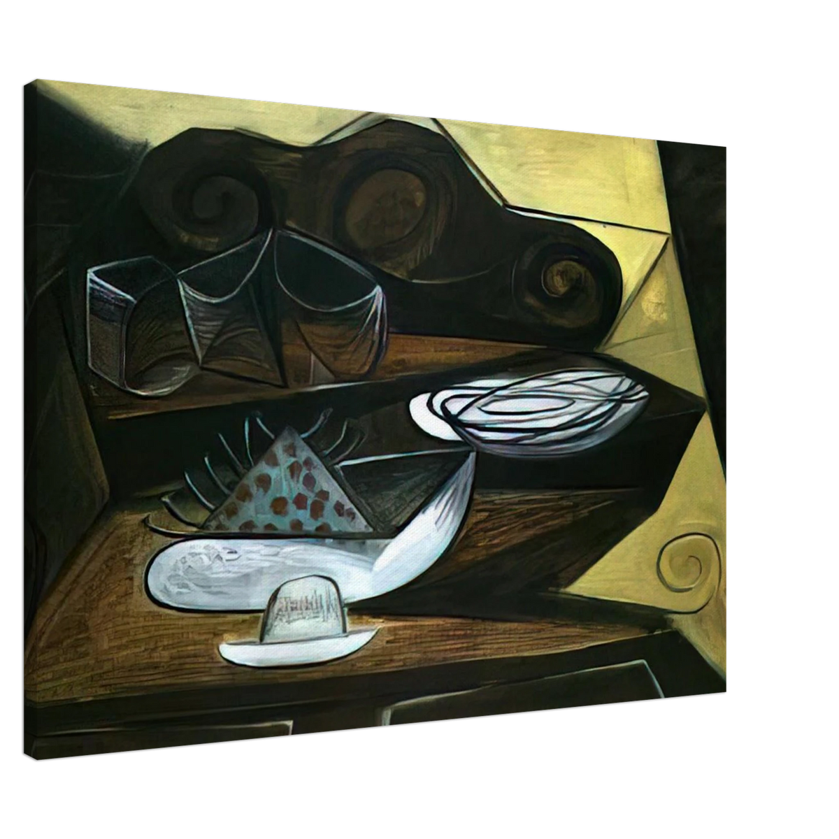 The Buffet  Catalan  Canvas | Pablo Picasso Canvas | Pablo Picasso Shop