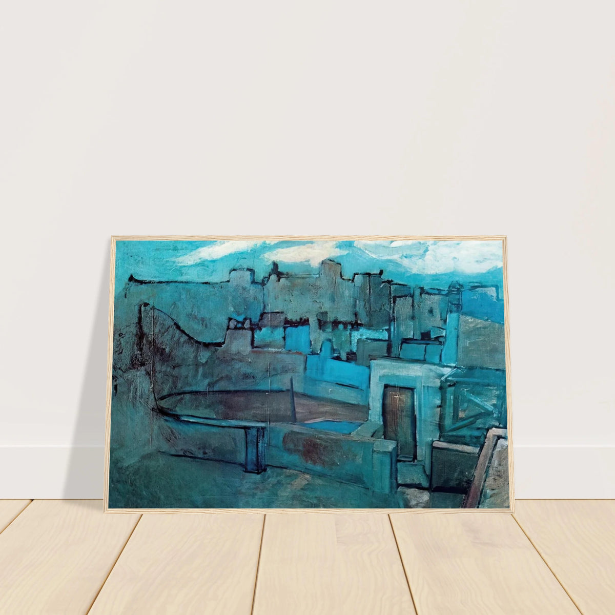 The roofs of Barcelona Framed Poster | Pablo Picasso Framed Prints Wall Art | Pablo Picasso Shop