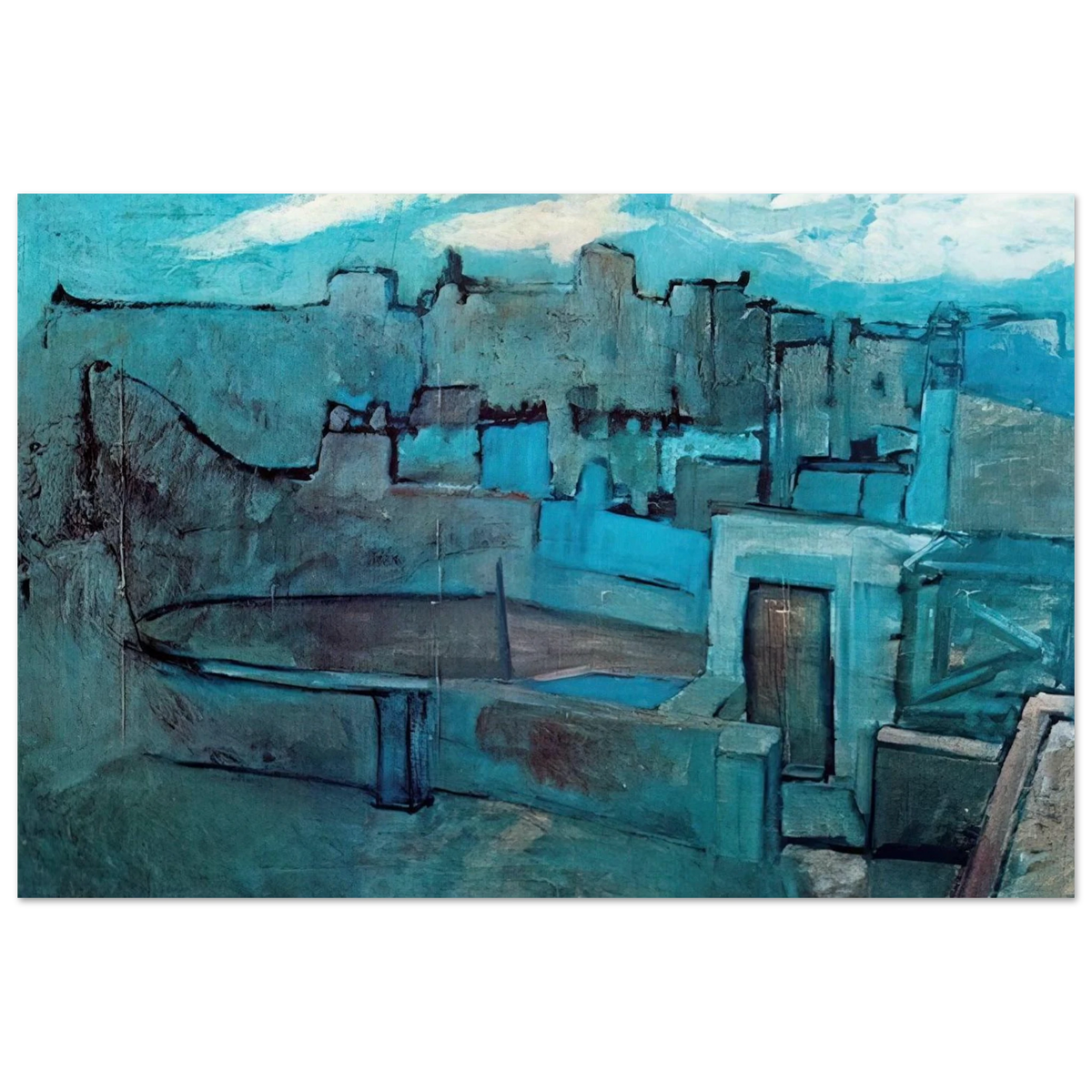 The roofs of Barcelona Poster | Pablo Picasso Poster | Pablo Picasso Shop