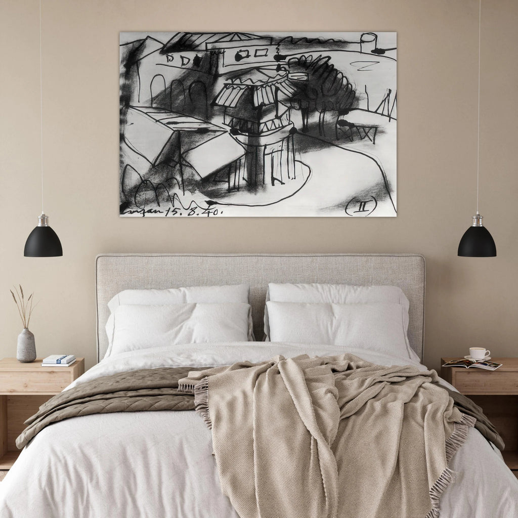Café in Royan - 1940 Poster | Pablo Picasso Poster | Pablo Picasso Shop
