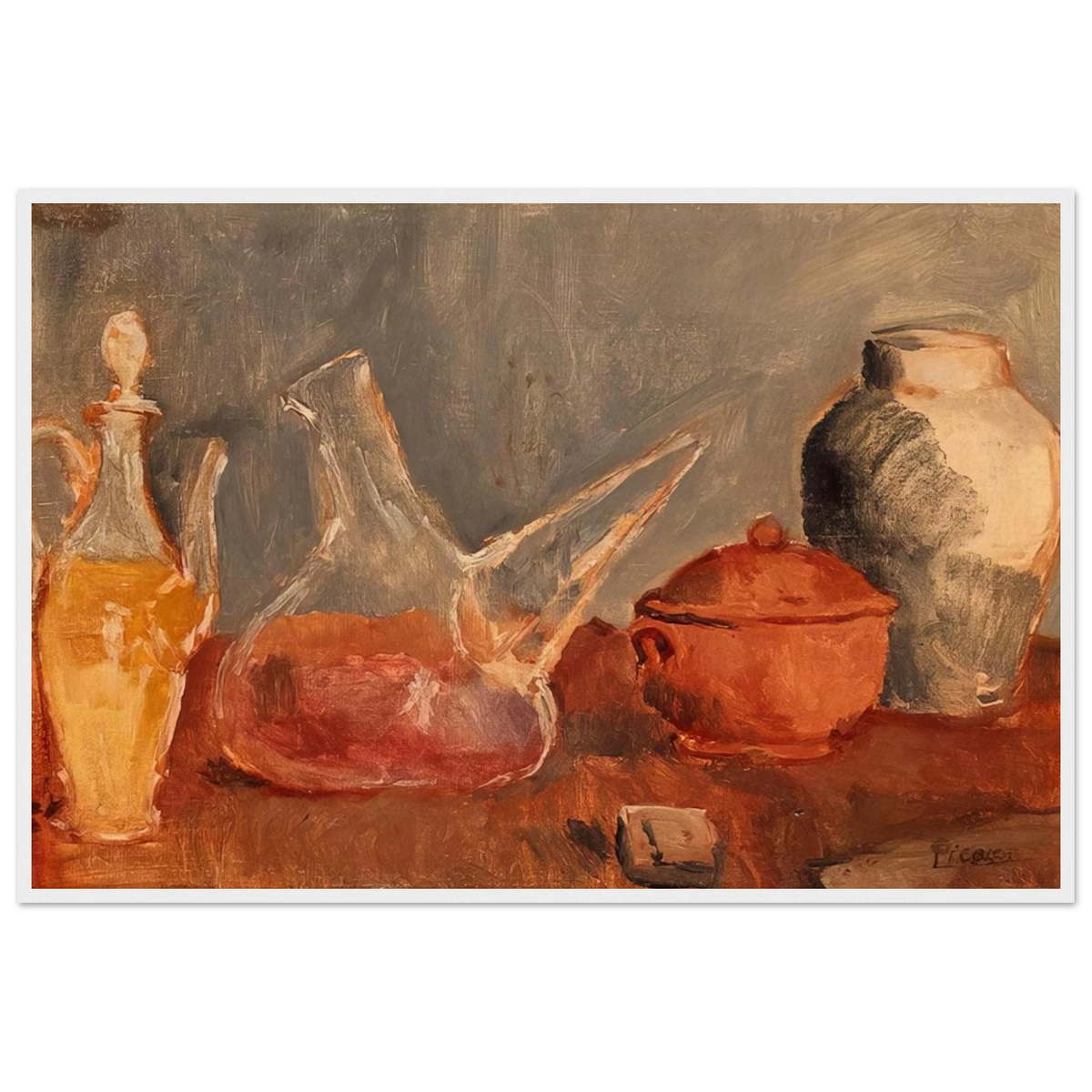 Still life with vases Framed Poster | Pablo Picasso Framed Prints Wall Art | Pablo Picasso Shop