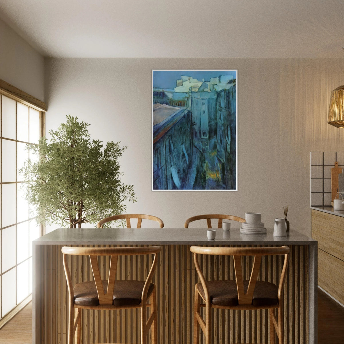 Dawn at Riera de Sant Joan Framed Poster | Pablo Picasso Framed Prints Wall Art | Pablo Picasso Shop