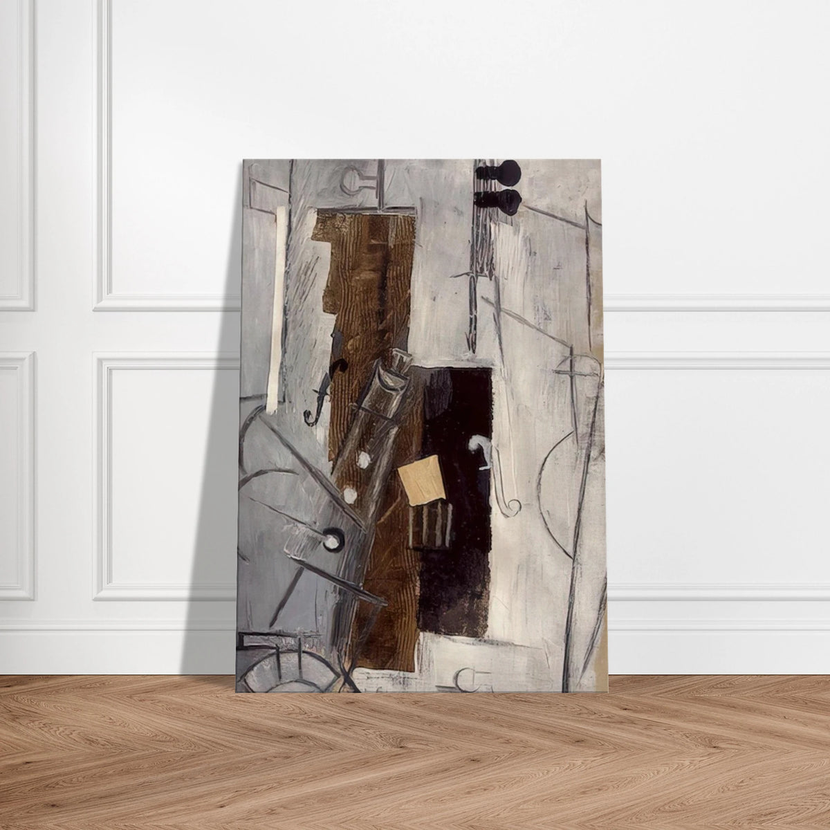 Clarinet and Violin - 1913 Canvas | Pablo Picasso Canvas | Pablo Picasso Shop