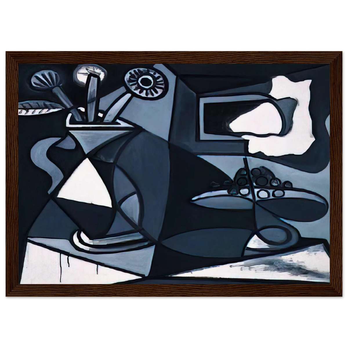 Vase with flowers Framed Poster | Pablo Picasso Framed Prints Wall Art | Pablo Picasso Shop