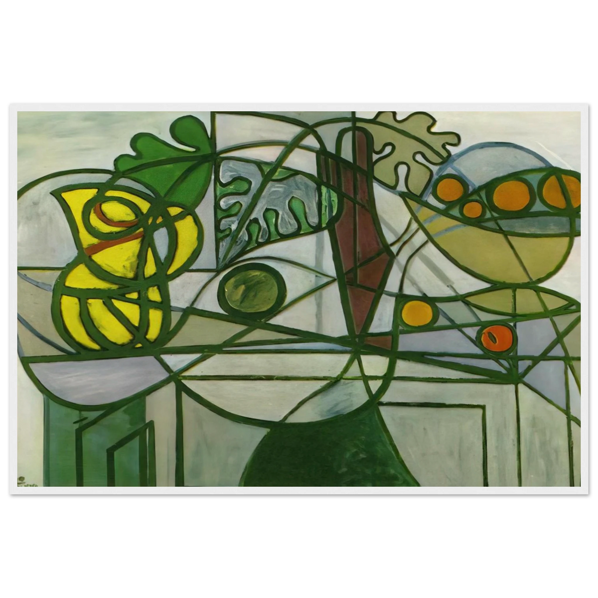 Still life Framed Poster | Pablo Picasso Framed Prints Wall Art | Pablo Picasso Shop