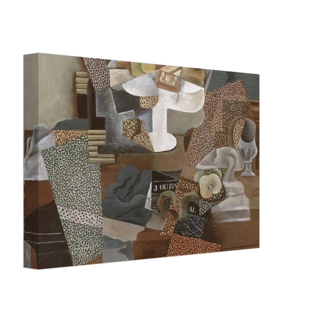Still Life with Compote and Glass - 1914 Canvas | Pablo Picasso Canvas | Pablo Picasso Shop
