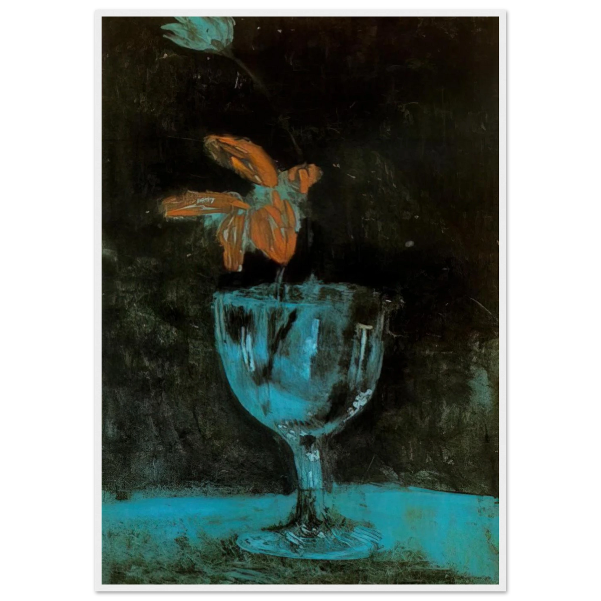 A blue vase - 1903 Framed Poster | Pablo Picasso Framed Prints Wall Art | Pablo Picasso Shop