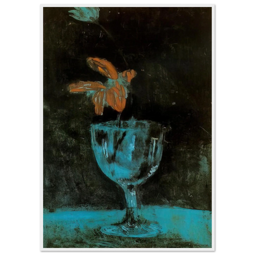A blue vase - 1903 Framed Poster | Pablo Picasso Framed Prints Wall Art | Pablo Picasso Shop