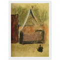 Bed with mosquito nets Framed Poster | Pablo Picasso Framed Prints Wall Art | Pablo Picasso Shop