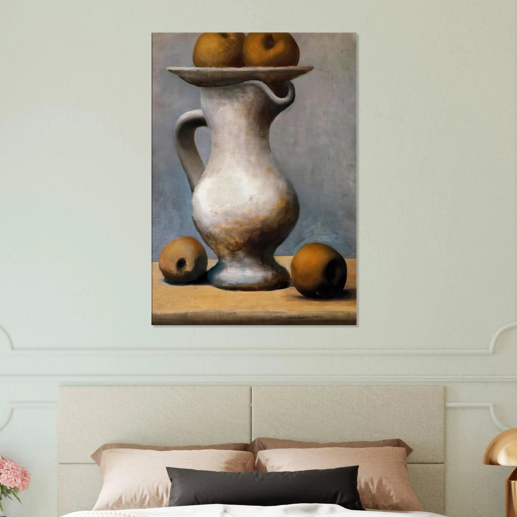Still life with pitcher and apples Canvas | Pablo Picasso Canvas | Pablo Picasso Shop