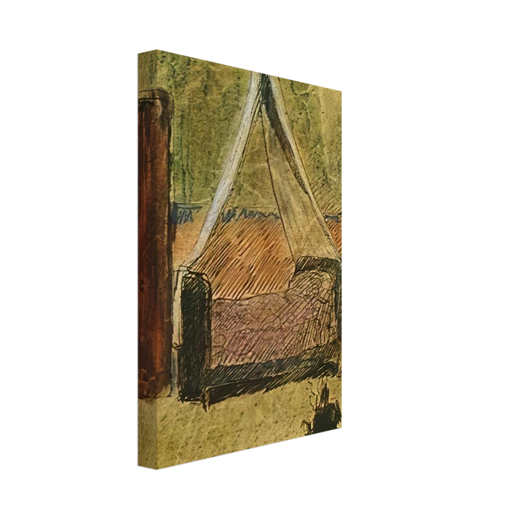 Bed with mosquito nets Canvas | Pablo Picasso Canvas | Pablo Picasso Shop