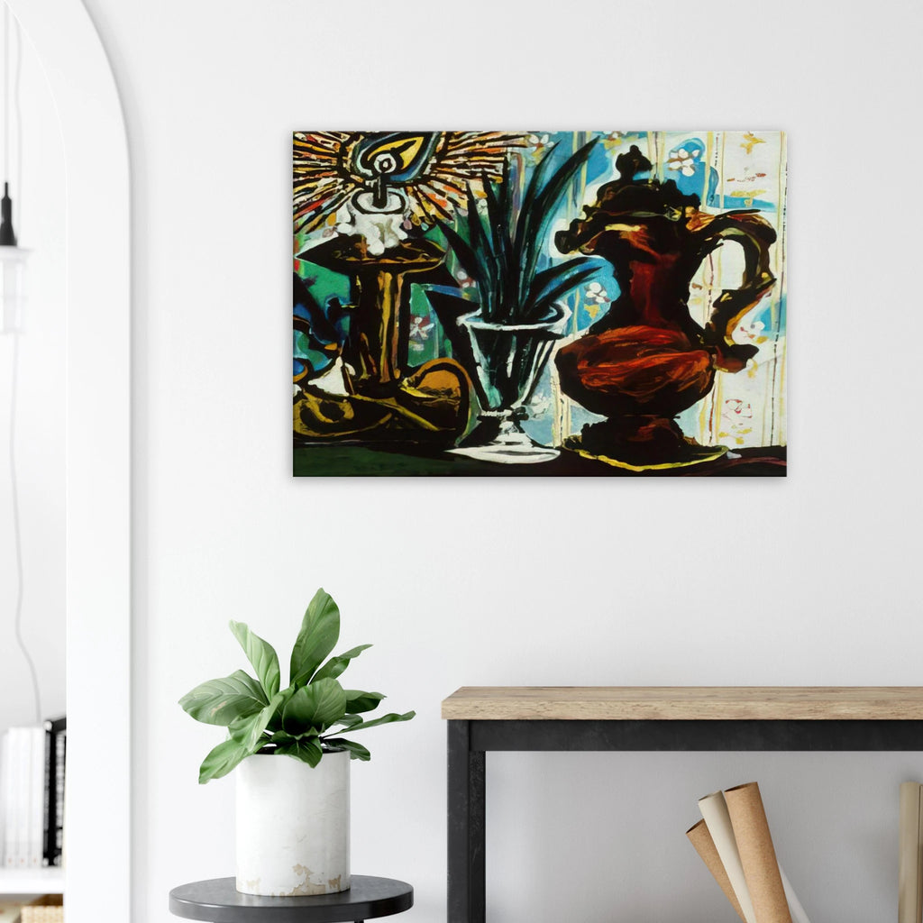 Still life with candle Canvas | Pablo Picasso Canvas | Pablo Picasso Shop