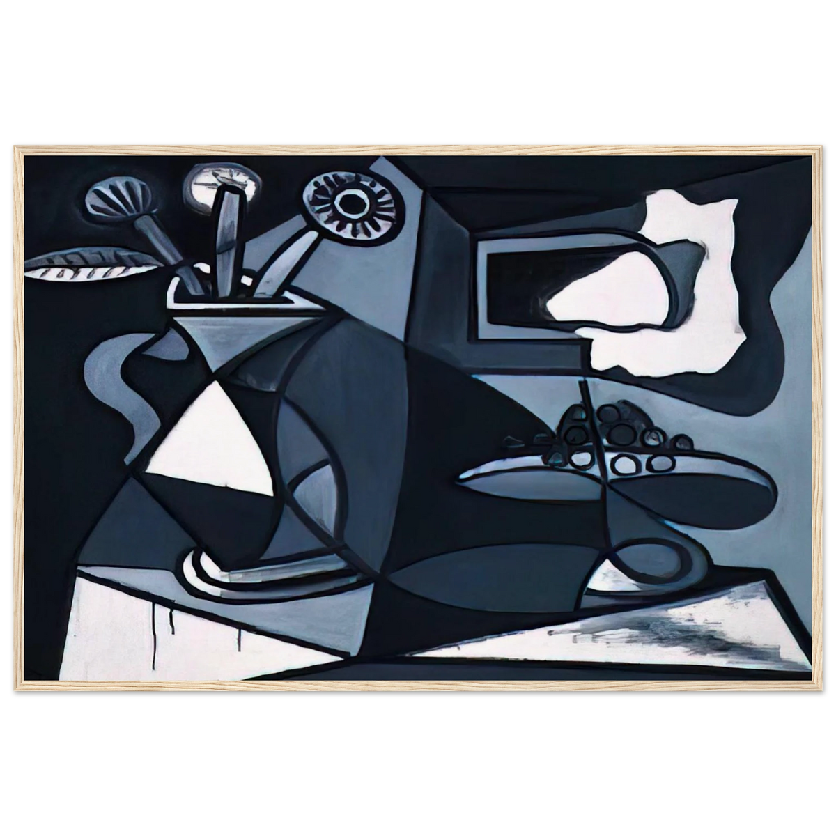 Vase with flowers Framed Poster | Pablo Picasso Framed Prints Wall Art | Pablo Picasso Shop