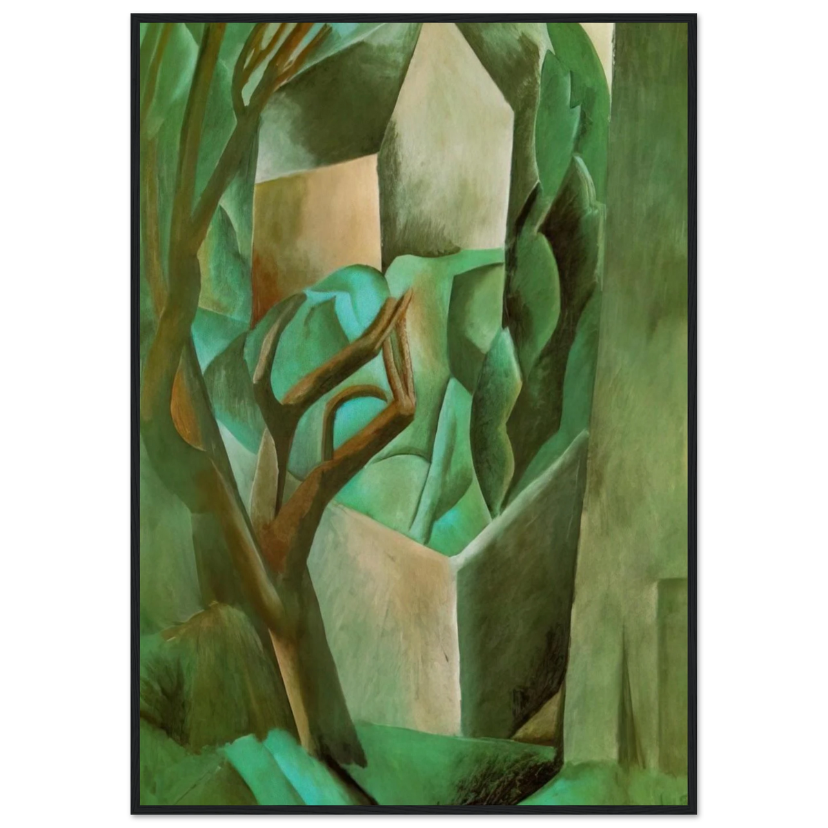 House in the garden Framed Poster | Pablo Picasso Framed Prints Wall Art | Pablo Picasso Shop
