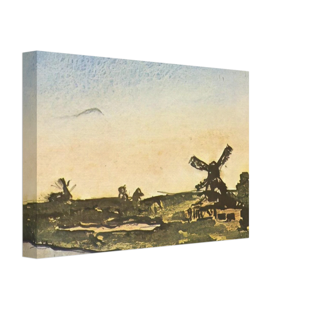 Dutch landscape with windmills Canvas | Pablo Picasso Canvas | Pablo Picasso Shop