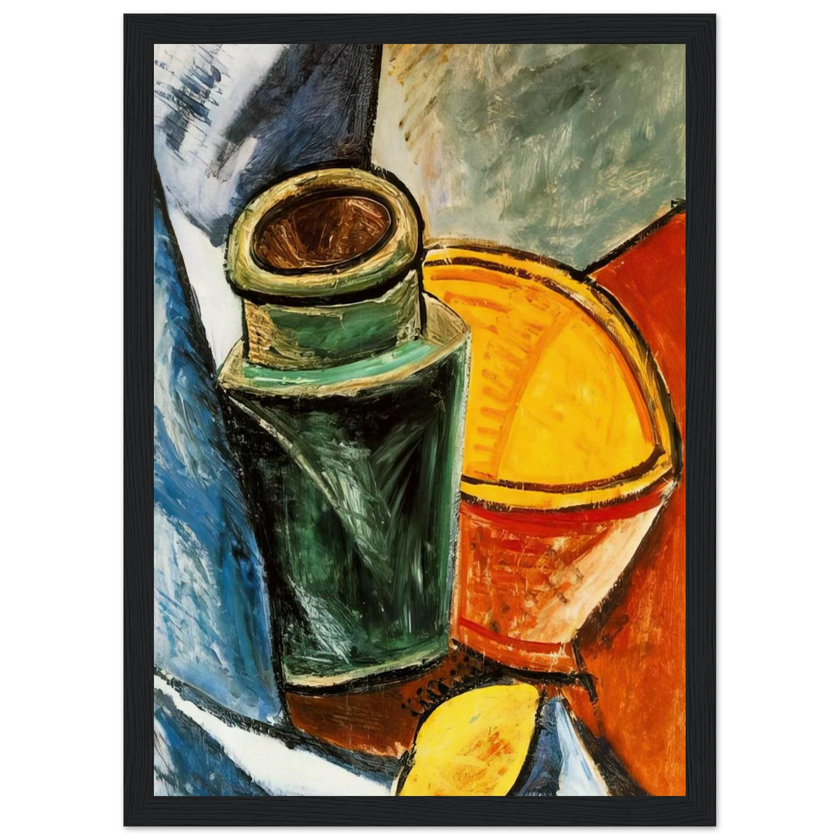 Still life with lemons Framed Poster | Pablo Picasso Framed Prints Wall Art | Pablo Picasso Shop